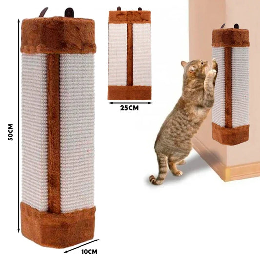 Rascador Esquinero para Muebles y Murallas para gatos 50cm