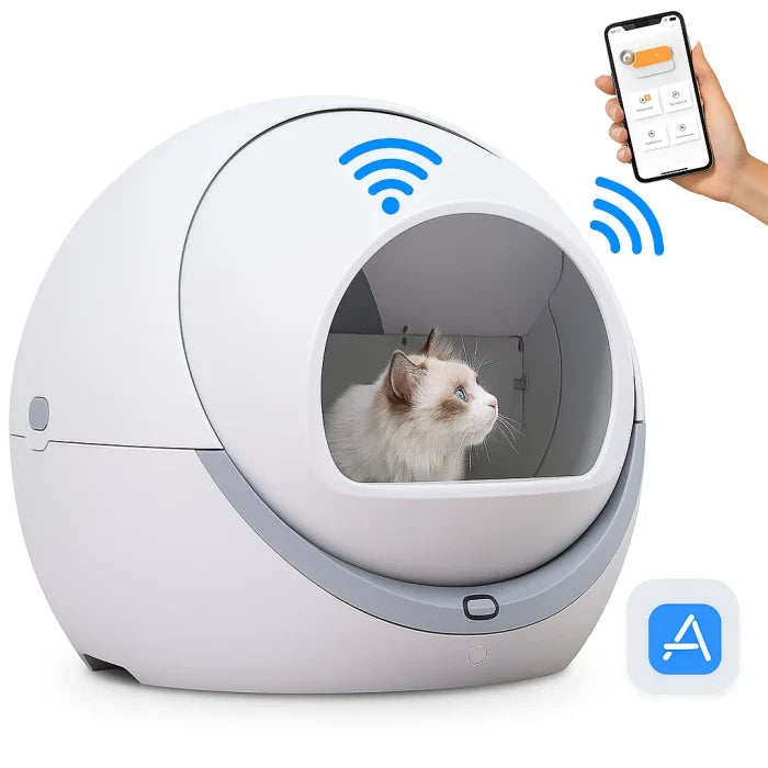 Arenero Robot automatico para gatos wifi app andriod ios - imagen 1