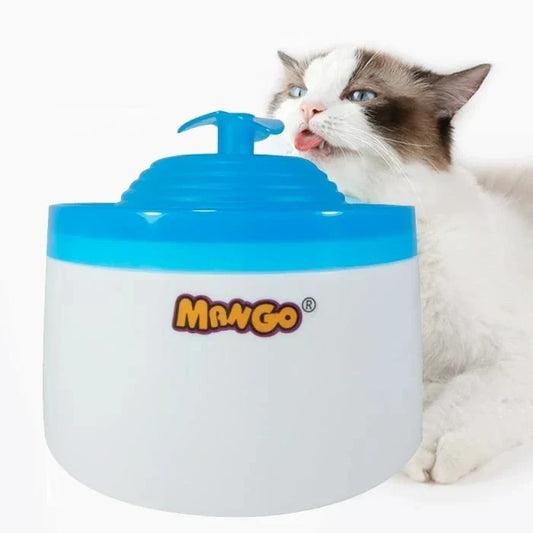 Fuente de agua para gatos con filtro, USB, recirculacion de 2 Lts - imagen 1