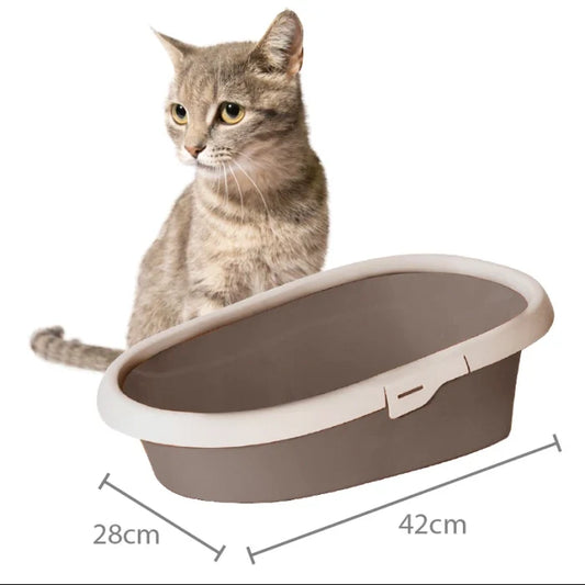 Baño para gatos Minou S (28x42cm) Café - imagen 1