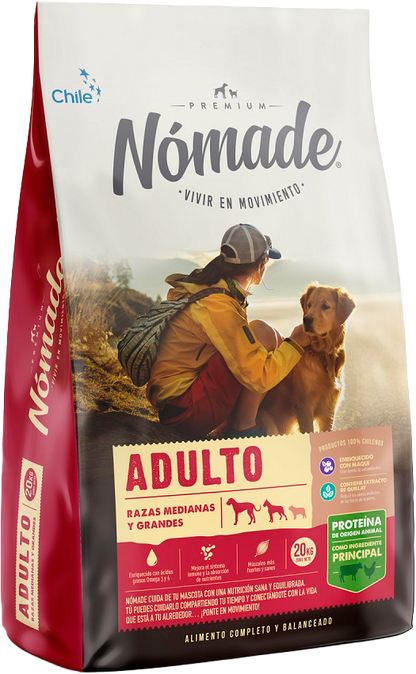 Nómade Perro Adulto 20KG (Producto con detalle)
