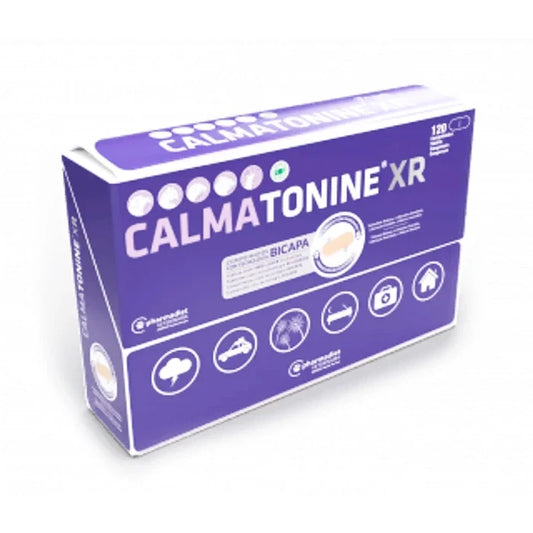 Calmatonine bicapa Suplemento relajante natural para perros y gatos 120 capsulas - imagen 1