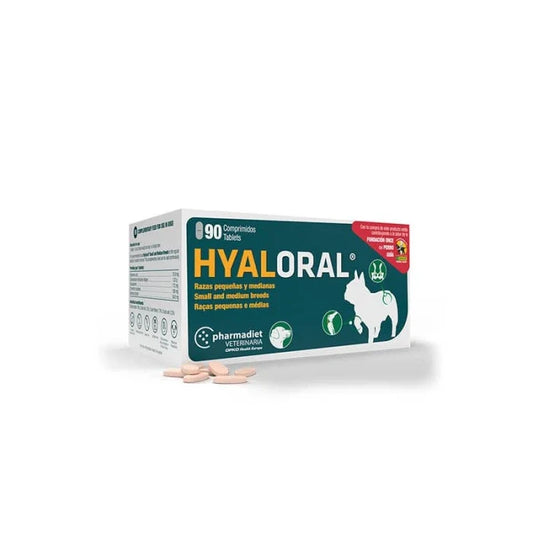 Hyaloral suplemento articular razas pequeñas y medianas - 90 comprimidos