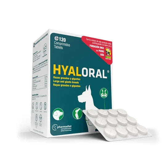 Hyaloral suplemento articular razas grandes y gigantes - 120 comprimidos