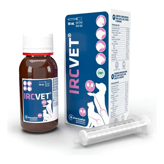 Ircvet Suplemento renal para perros, gatos, roedores y hurones - 50ML - imagen 1