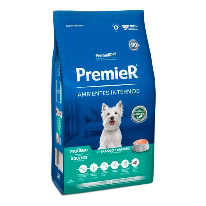 Premier ambiente interno dog adultos razas pequeñas pollo y salmon 2.5kg - imagen 1