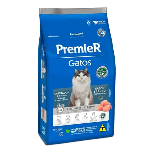 Premier ambiente interno cat esterilizados adultos pollo 1.5kg - imagen 1