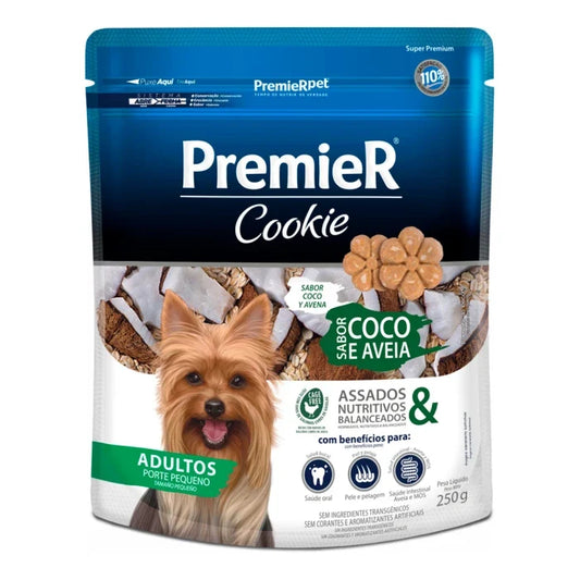 Premier cookie adultos razas pequeñas - coco y avena 250G - imagen 1