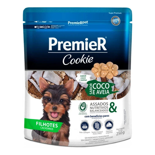 Premier cookie cachorros - coco y avena 250G - imagen 1