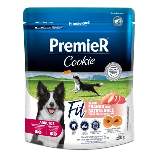 Premier cookie Fit adultos todas las razas - pollo y batata 250gr - imagen 1