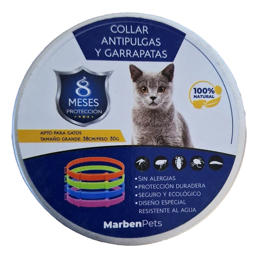 Marben Pets Collar gato antipulgas y garrapatas - 38cm - imagen 1