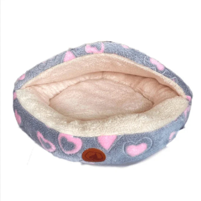 CAMA CONCHA GATOS Y PERROS CORAZON - imagen 1