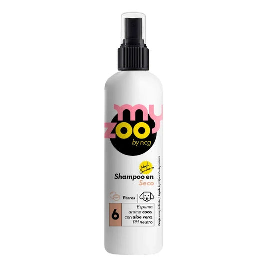 MyZoo Shampoo en seco perro coco con aloe vera - 250cc - imagen 1