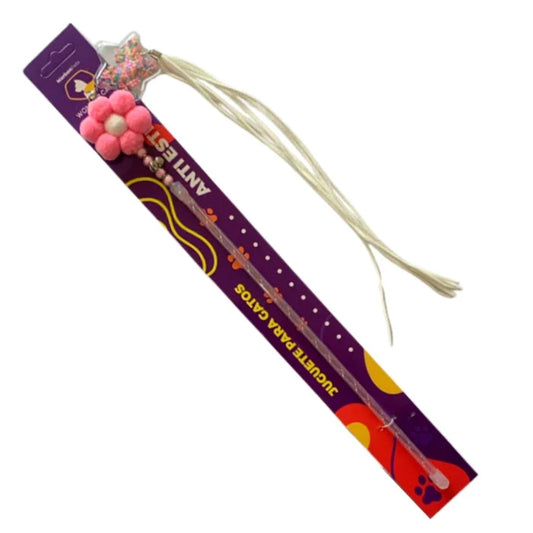 Juguete varilla flor con estrella - Rosado - imagen 1