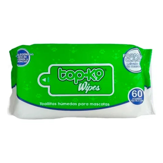 TOALLAS HUMEDAS TOPK9 60 UNIDS - imagen 1