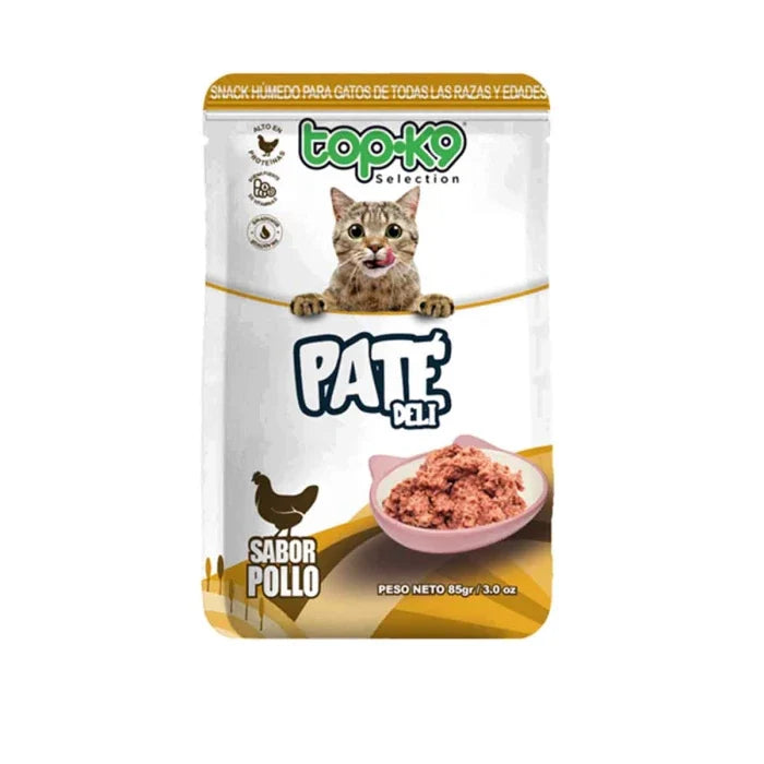 Snack TopK9 pate deli pollo 85 grs. - imagen 1