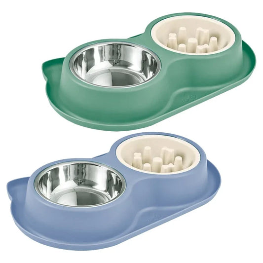 Plato doble comedero lento 255 grm