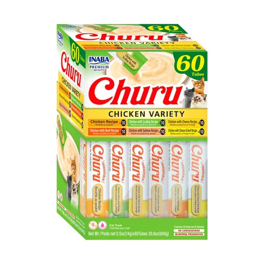 Churu Box Cat variedad pollo 14gr/60 tubos - imagen 1