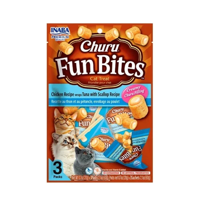 Churu Fun Bites Atun y Ostion - 60gr - imagen 1