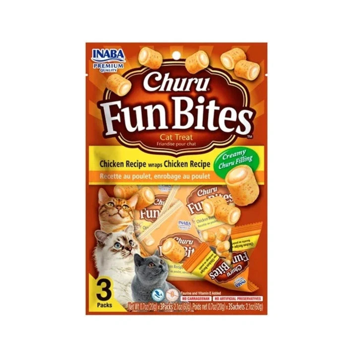 Churu Gato Fun Bites Pollo - 3 unidades - imagen 1