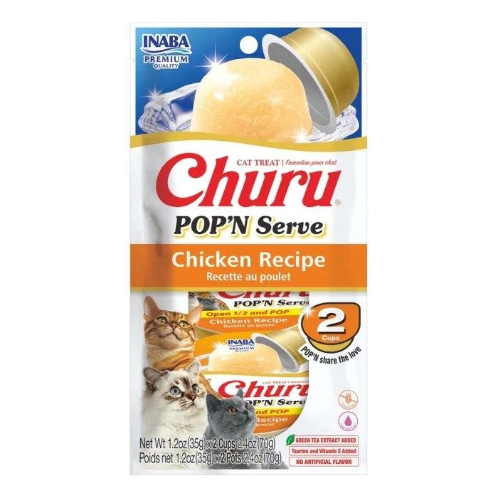 Churu Pop'N Serve - Chicken 2 unidades 35gr - imagen 1
