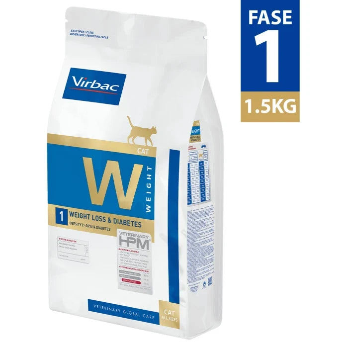 Virbac D-Cat weight loss & diabetes 1.5 kgs - Fase 1 - imagen 1