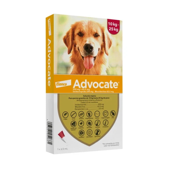 Advocate Pipeta Antipulga Para perros de 10 a 25KG - imagen 1