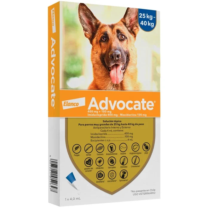 Advocate Pipeta Antipulga Para perros de 25 a 40KG - imagen 1