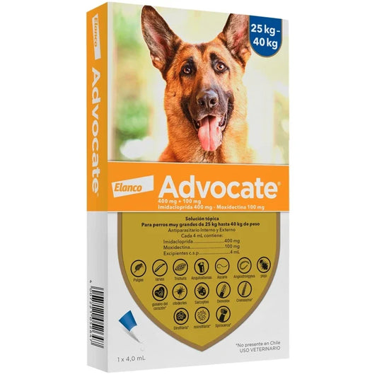 Advocate Pipeta Antipulga Para perros de 25 a 40KG - imagen 1