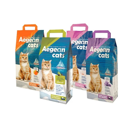 Aegean Cats Arena Aglomerante Bentonita para Gatos 10KG