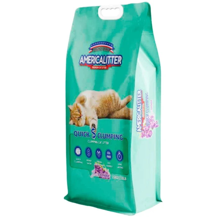 ARENA AMERICALITTER QUICK CLUMPING LAVANDA 7K - imagen 1