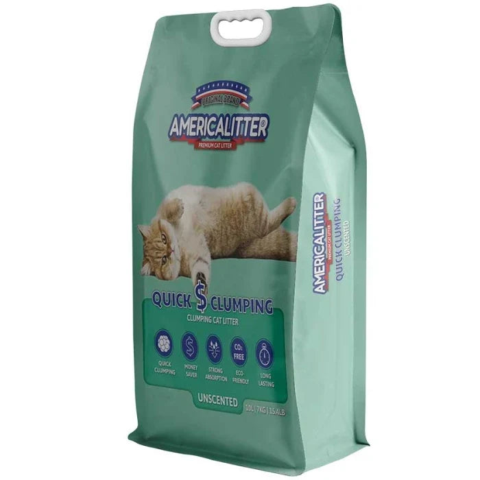 ARENA AMERICALITTER QUICK CLUMPING SIN AROMA 7KG - imagen 1