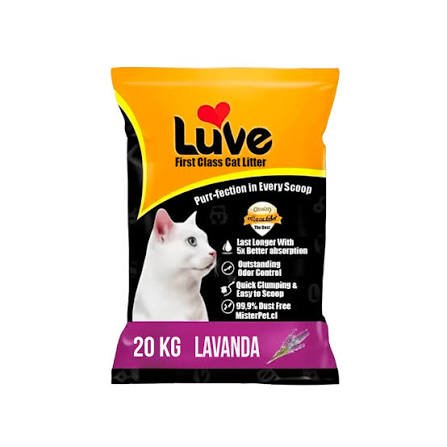 ARENA LUVE LAVANDA 20 KG - BioMascota