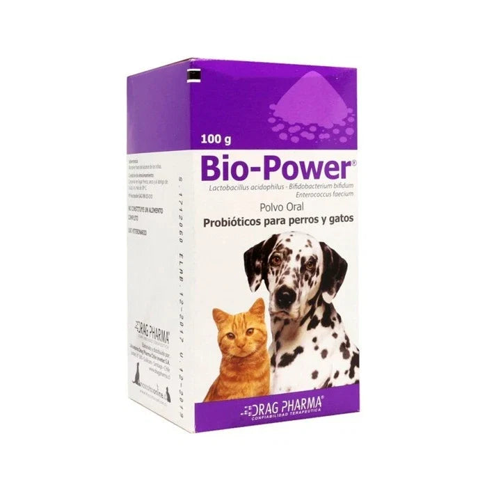 Bio Power Probiótico para Perros y Gatos 100GR - imagen 1