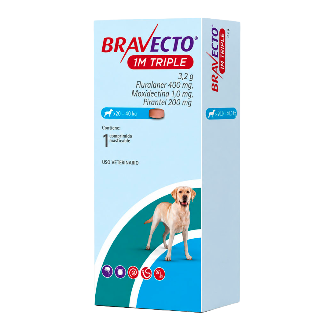 Bravecto 1M Triple Perro