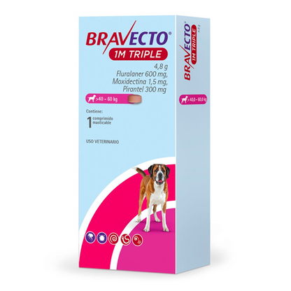 Bravecto 1M Triple Perro