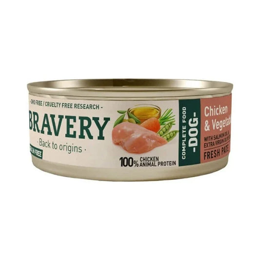 BRAVERY CHICKEN AND VEGETABLES ADULT DOG WET FOOD