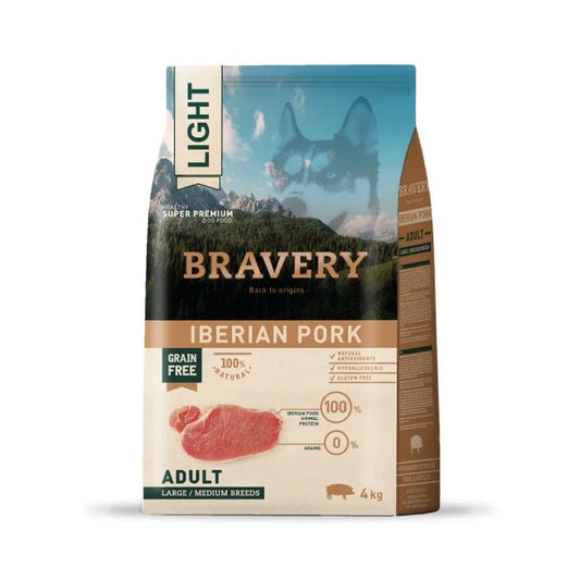 BRAVERY LIGHT IBERIAN PORK ADULT LARGE/MEDIUM BREEDS