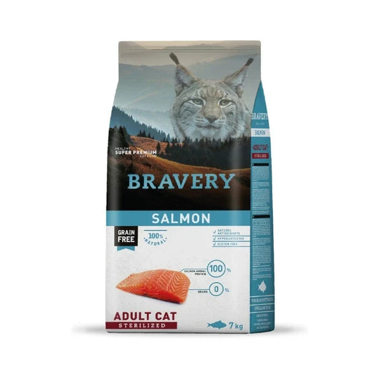 BRAVERY SALMON ADULT CAT STERILIZED