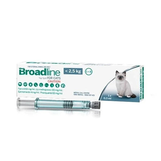BROADLINE PIPETA GATO 0,6 A < 2,5 KG - Pethome
