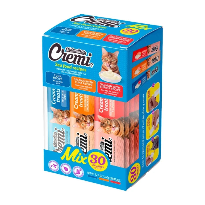 Cremi seafood recipes Mix atún, salmón y camarón 30 unidades - imagen 1