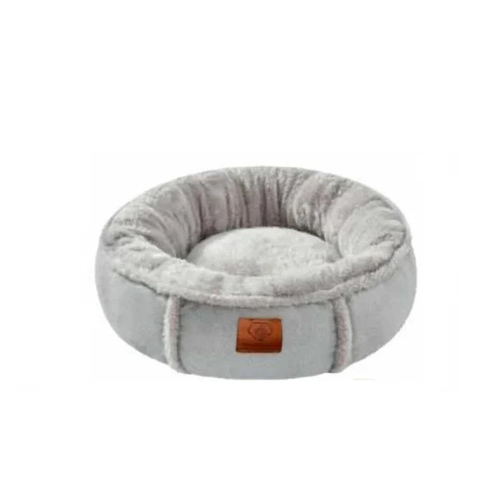 CAMA CIRCULAR PERRO GRIS L - imagen 1