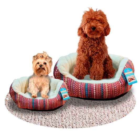 Cama para perros y gatos suave modelo Pongee con Chiporro