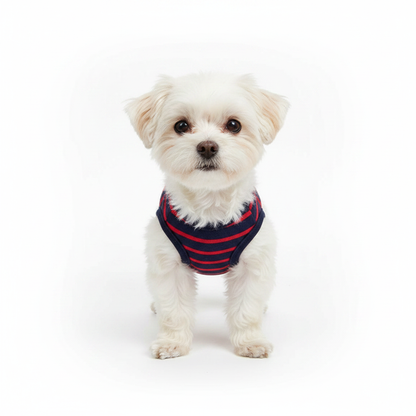 Camiseta Rayas Rojas - Perro