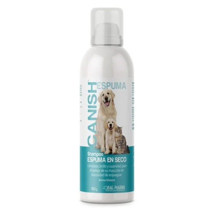 Canish Shampoo Seco Espuma 160ML - imagen 1