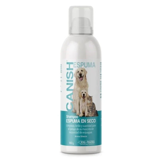 Canish Shampoo Seco Espuma 160ML - imagen 1