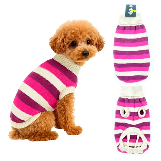 Chaleco franjas colores hembra para perros y gatos