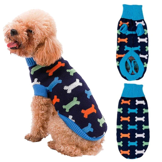 Chaleco Hueso de Colores para perros y gatos