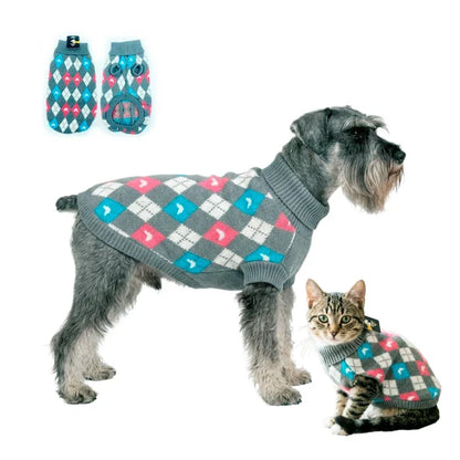 Chaleco Rombos colores para perros y gatos