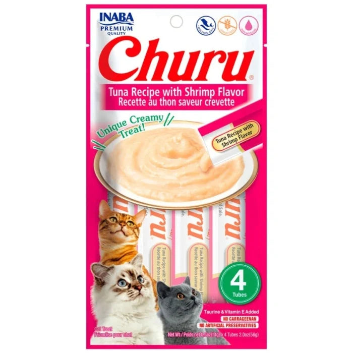 Churu gato atún con camarones - 4 unidades 14gr - imagen 1